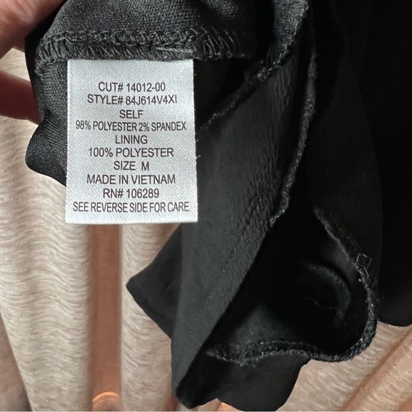 Black Pom Pom Trim Cinched Waist High-neck Romper Size Medium - Picture 15 of 15